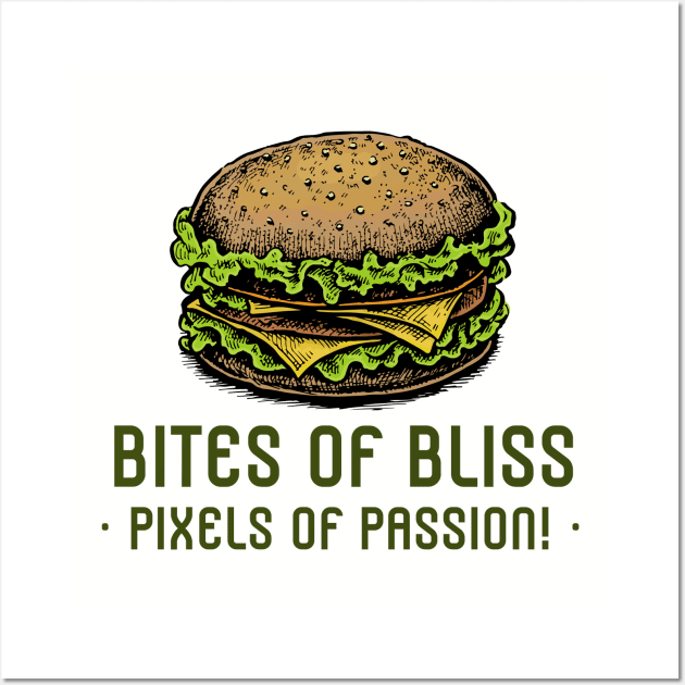 Food bloggers take bites of bliss Wall Art by Hermit-Appeal